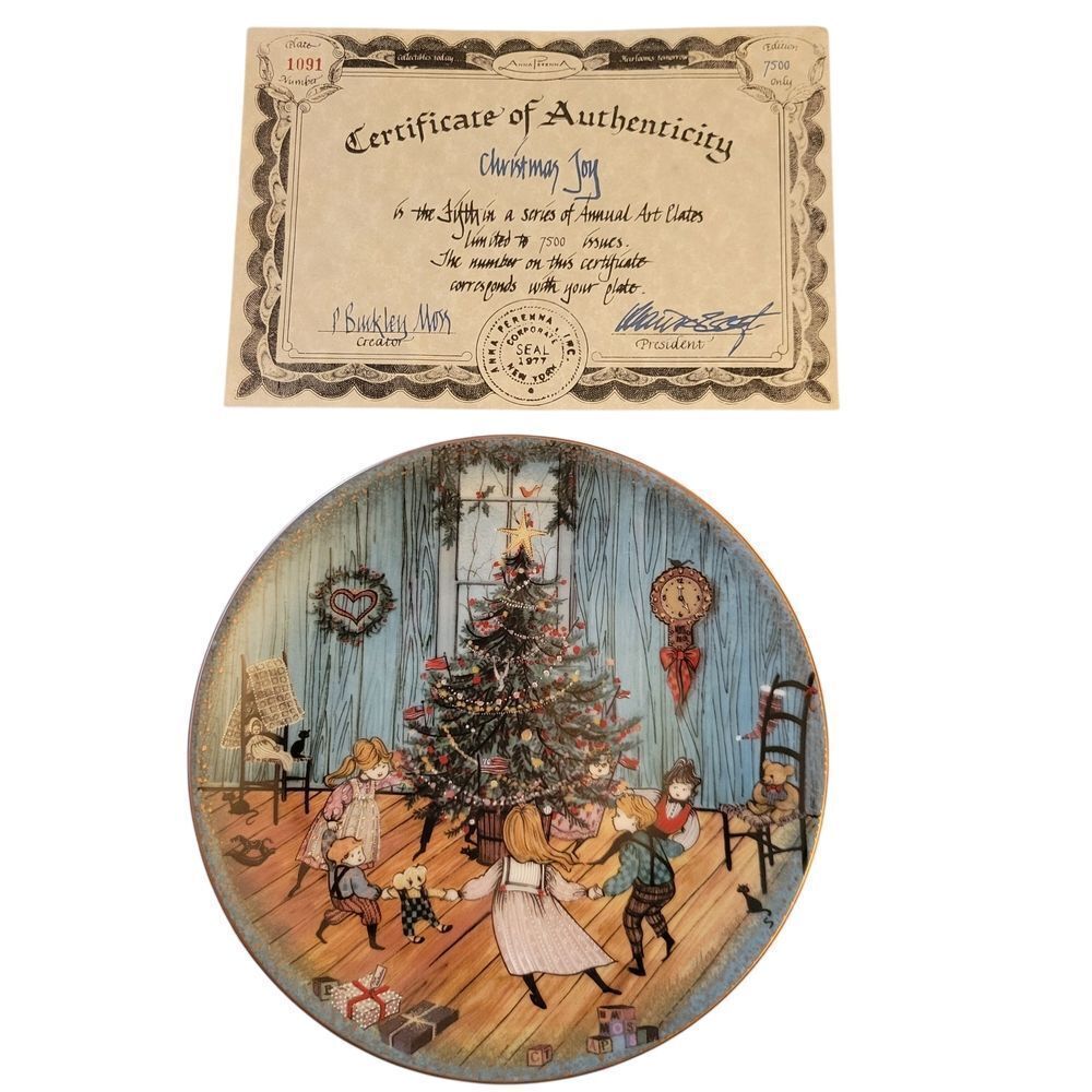 P. Buckley Moss  "Christmas Joy"